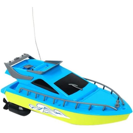 Bateau Télécommandé électrique Bleu – Course Aquatique – Piscine Et Lac – Sans Piles