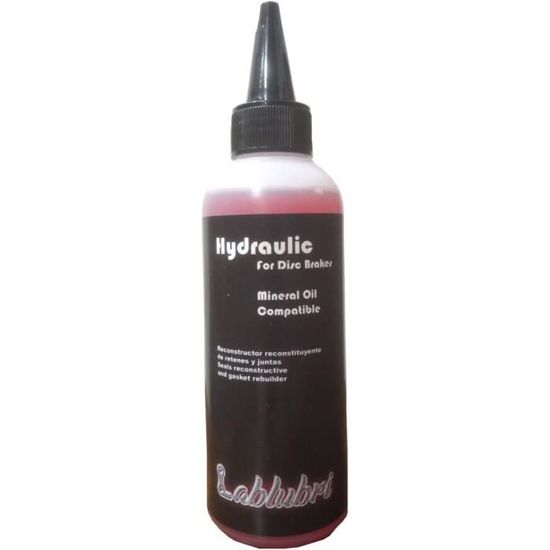 Huile Minérale 100 Ml Pour Freins Hydrauliques Vélo - Route, VTT, Disque, Bouteille Pratique