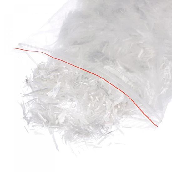 Sourcing Map Fibre De Verre Hachée 15mm - 1LB - Anti-fissuration Pour Ciment Et Béton - Renforcement Bâtiment