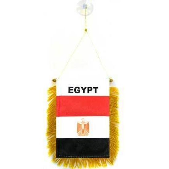 EGYPTE : DRAPEAU FANION VOITURE DIPLOMATIQUE #.3