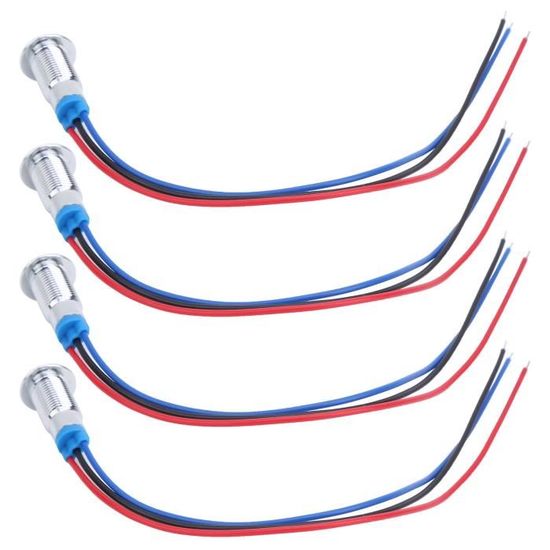 Voyants LED Gebildet 12-24V - 5 Couleurs - Acier Inoxydable étanche - 16mm