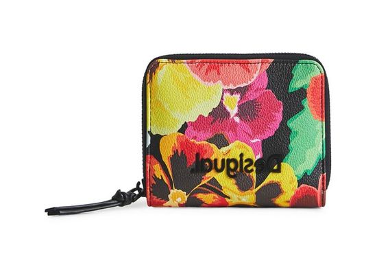 Grand porte-monnaie avec coutures latérales noir Desigual | La Redoute