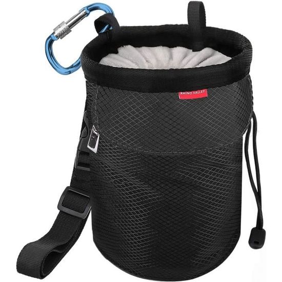 Sac à Magnésie D'escalade – Double Couche, Fermeture Cordon, Spacieux, Pour Bloc Et Salle