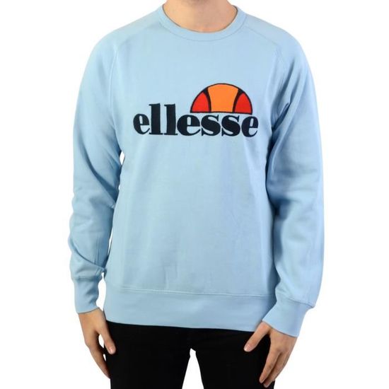 Sweat Ellesse Heritage EH H CREW NECK UNI ELLESSE Sweat Homme Manches longues Bleu