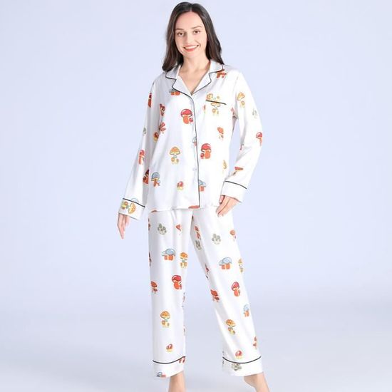 Pyjama Satin Pyjama Femme En Modal Ensemble Détente Pièces