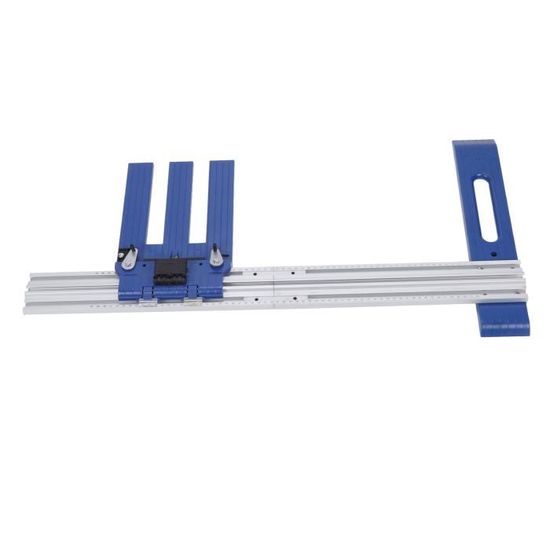 2 Rails En T Aluminium 400mm | Guide De Coupe Pour Travail Du Bois | Avec Curseurs M8 | Fixation Précise