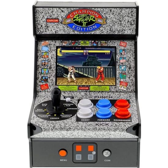 Mini borne d'arcade 156 jeux Look Rétro Modèle 3 TechKidz Multicolore - Borne d'arcade - Achat & prix