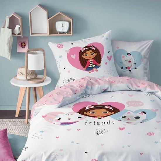 Homewish Housse De Couette Système Solaire, Parure De Lit 140x200 En Coton, Ensemble De Literie Galaxie, Pour Enfants Garçons Filles, Housse Couette Sur Le Thème De L'espace, Bleu, Doux