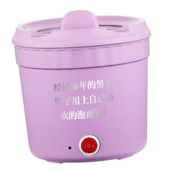 Rockible Mini Cuisinière Pot Ramen Multifonctionnelle - Cuiseur Électrique Antiadhésif 1.8L Pour Pâtes, Riz, Oeufs
