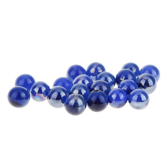 38 Billes De Verre Multicolores – 1,6 Cm – Pour Jeux, Décoration De Vase, Aquarium – Enfants Et Adultes