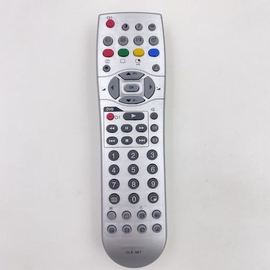 Télécommande Hitachi Originale CLE-966A (CLE966) Pour TV - Modèle D'Occasion Fonctionnel - Quelques Signes D'Usure