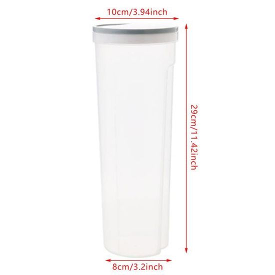 Boîte De Conservation Pour Pâtes - Récipient Rectangulaire Pour Spaghetti Et Nouilles Longues | 1,5L Et 2,25L