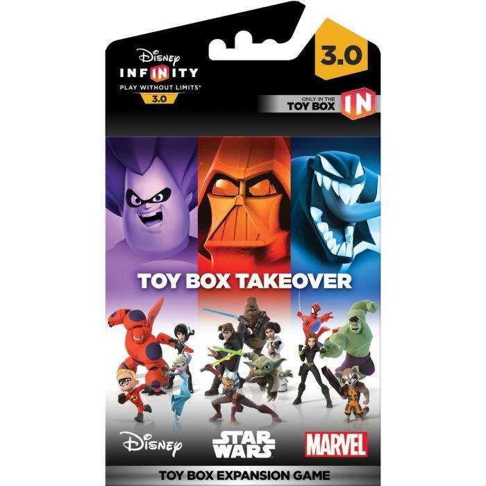 Disney Infinity 3.0 Toy Box Expansion Games Takeover Cdiscount Jeux vidéo