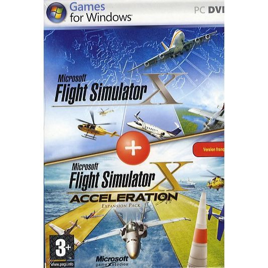 Microsoft Oem Flight Simulator X + Flight Simulator X Accelerati