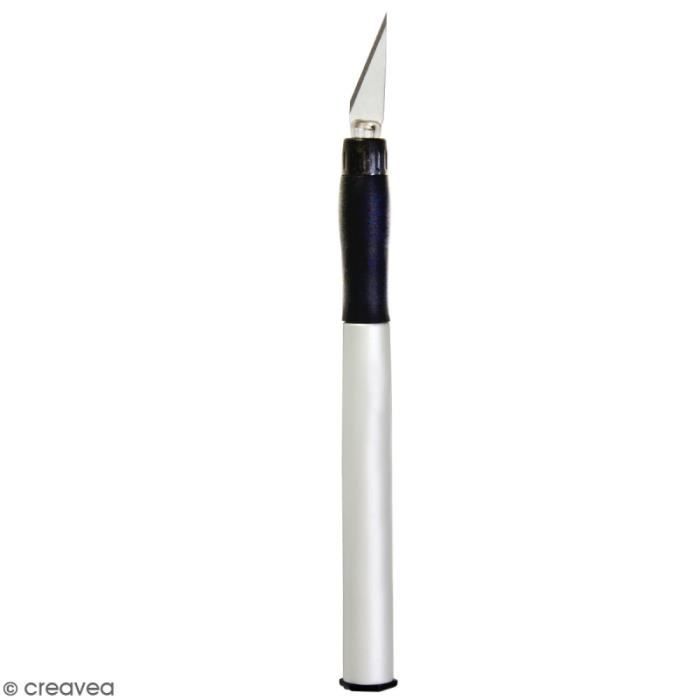 Cutter scalpel de précision et 11 lames de rechange