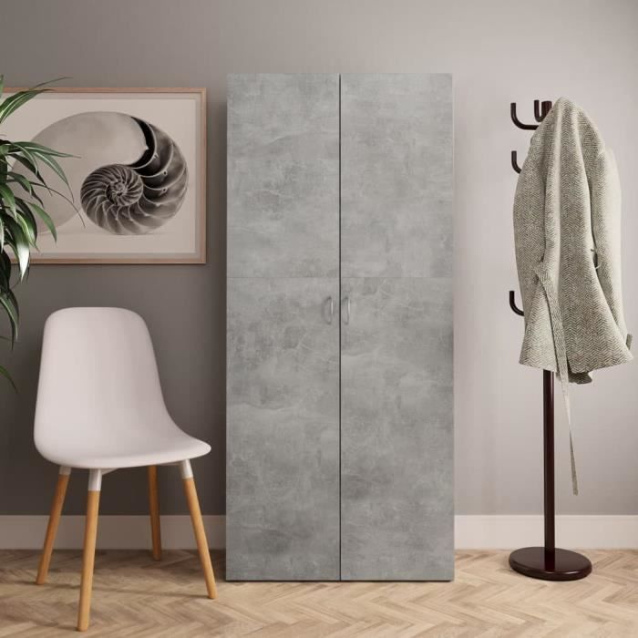 MEUBLE*Moderne - Armoire à chaussures style industriel - Meuble à chaussures Design contemporain décor Etagère Meuble de r1260