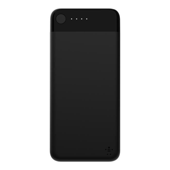 BELKIN BAT EXT 10K LGT + câble + connect lightning - Noir