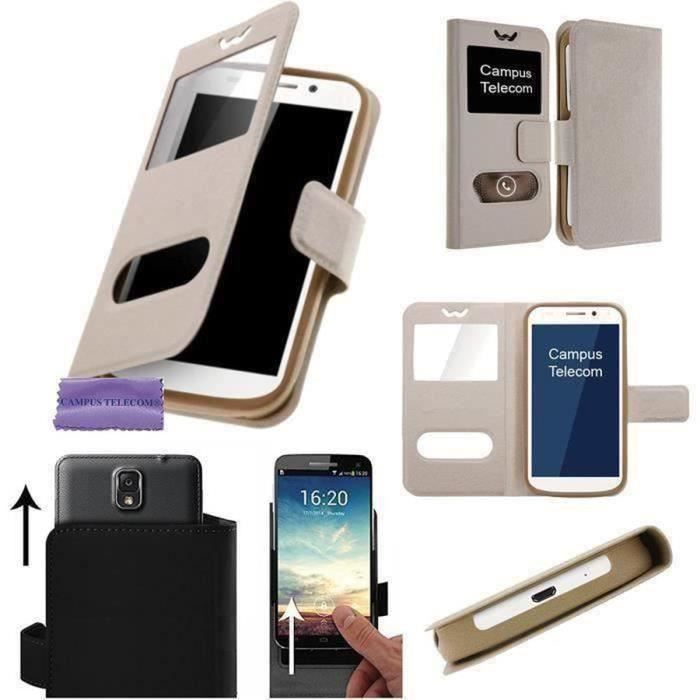 Etui Housse Pochette Coque Universelle Or Compatible pour TTfone TT20 (4\