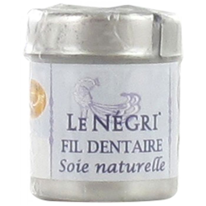 Fil dentaire soie naturelle bobine de 12 m