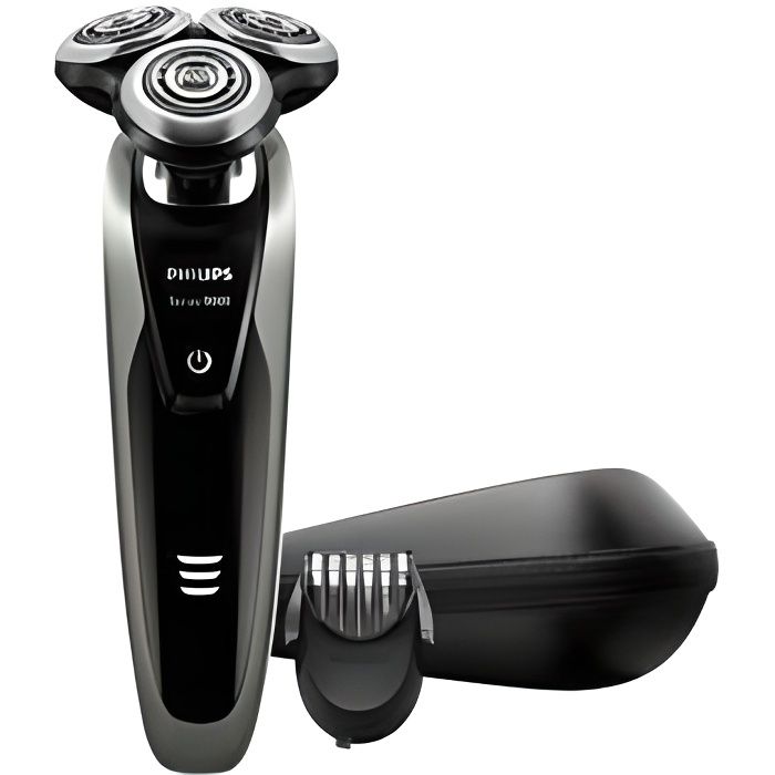 PHILIPS S9161/42 Rasoir/Tondeuse Electrique - Series 9000 Wet&Dry - Lames V-Track Précision - ContourDetect - 100% Étanche