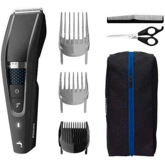 Philips HC5632-15 Tondeuse Cheveux et Barbe Series 5000 avec Trousse Souple et Kit Barber HC5632-15