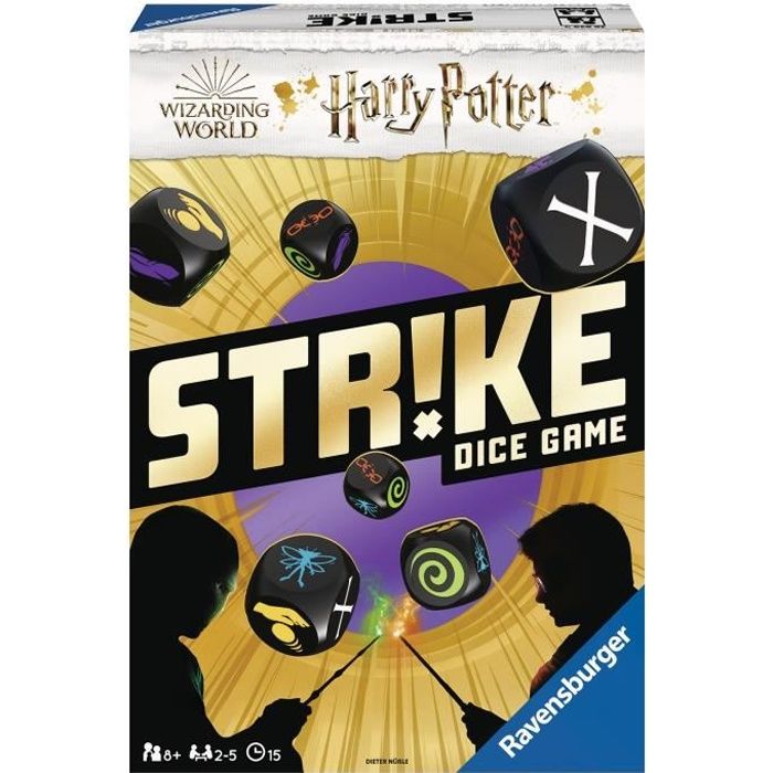 STRIKE Harry Potter Jeu de dés Ravensburger - 2 à 5 joueurs - 8 ans et +