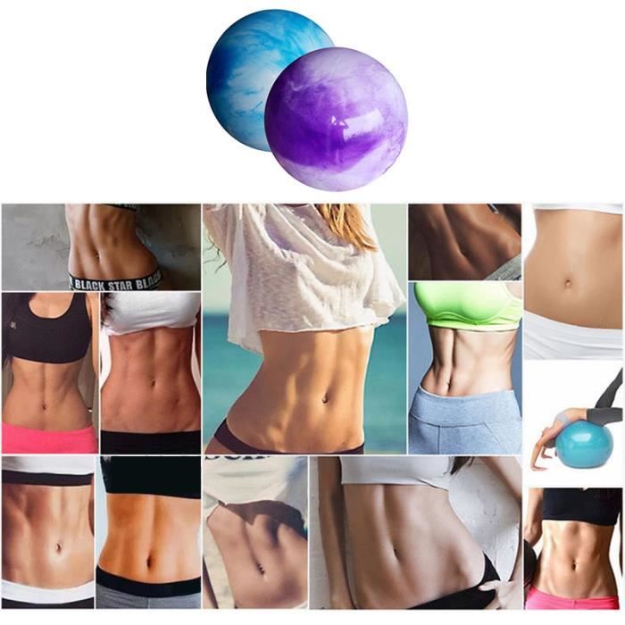 Nuage Balles de Yoga Extra ÉPais Fitness Gym Balance ÉQuilibréE Anti-Explosion Robuste Ballon D'Exercice avec Pompe pour Bureau à