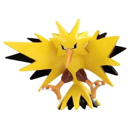 Pokemon: Best Wishes! (Noir et Blanc) Monster Collection Figurine: Electhor - Thunder 4.5 cm
