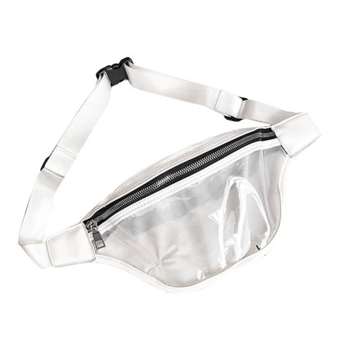 1pc petite fille épaule simple sac à bandoulière de taille pour femmes poche tout-allumette transparente pour RIDEAU DE DOUCHE