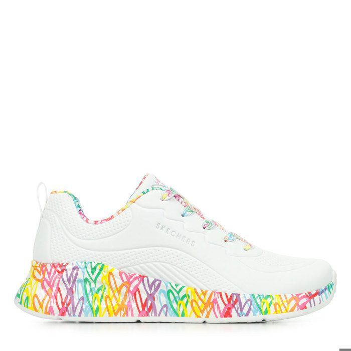 564 Skechers Uno Lite Exuberat Hearts Baskets femme