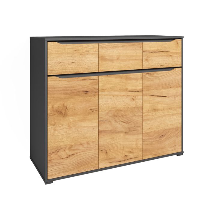 Sideboard Ruben 48x101.6cm avec tiroirs Chêne de force doré Vicco 41623 Sideboard Ruben 48x101.6cm avec tiroirs Chêne de force doré Vicco 41623