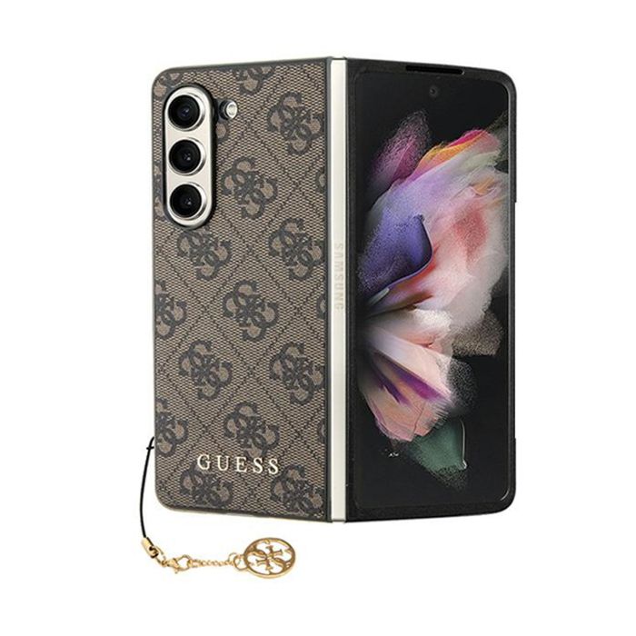 Coque de téléphone Guess 4G Charms Samsung Galaxy Z Fold 5 Élégante