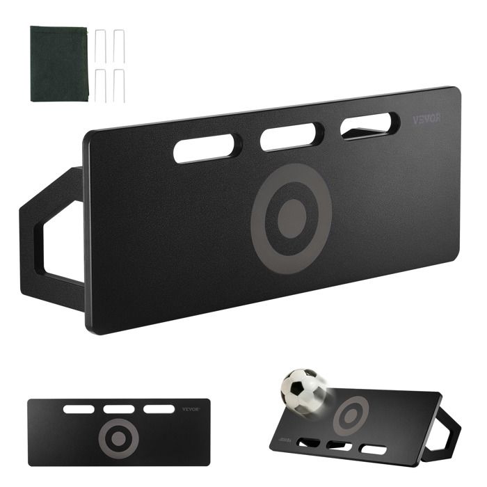 Planche De Rebond Football 100x40 Cm Pliable Portable - 2 Angles 90° Et 60°