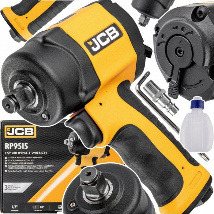 Clé à chocs - JCB - JCB-RP9515 - Pneumatique - 1200 Nm - 1/2 dentraînement