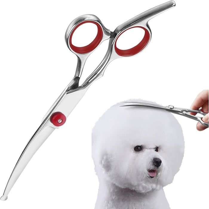 Comparer les prix de Ciseaux Toilettage ChienCiseaux Toilettage Chien ProfessionnelCiseaux Courbés pour Animaux de Compagnie