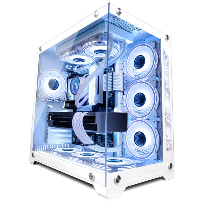 Vibox SG X-241 PC Gamer Blanc – Intel i9 14900KF – RTX 5090 32Go – 32Go RAM – 2To NVMe SSD – Win11 – WiFi