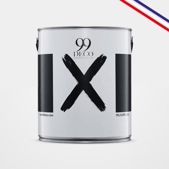 Peinture Mur Velours - Blanc - Interieur - 2,5l - 99DECO - Cdiscount ...