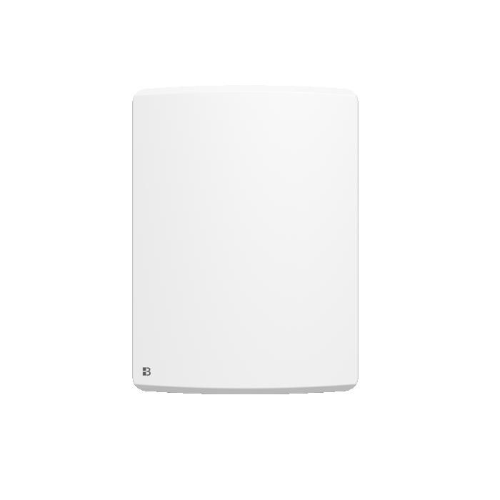 Radiateur électrique fixe à inertie sèche céramique - BESTHERM - ARIA 1000W - vertical blanc