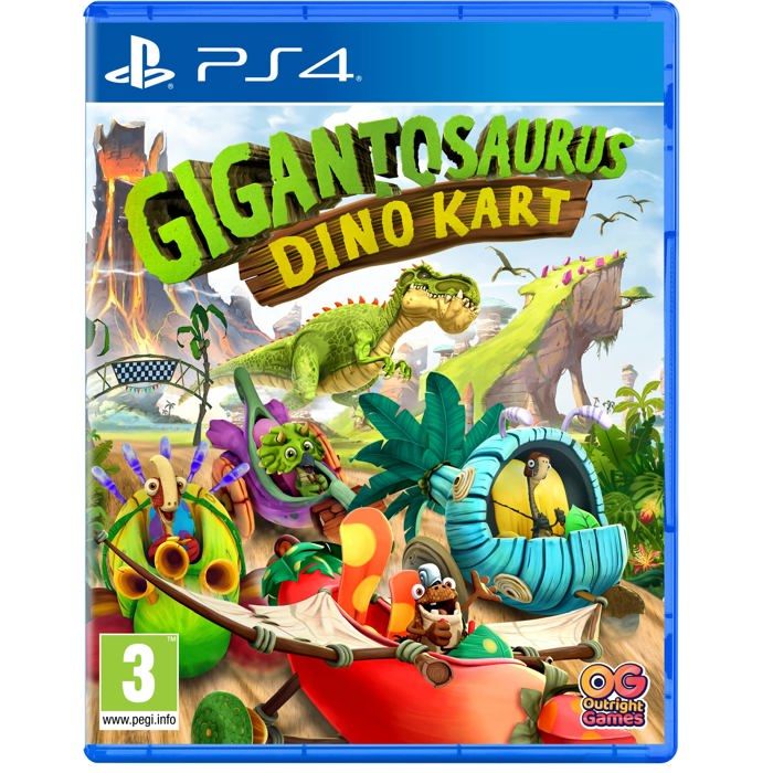 Jeu PS4 BANDAI NAMCO Gigantosaurus: Dino Kart Multijoueur 15 Pistes Auto direction - vue 6