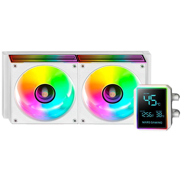 Mars Gaming ML LCDPRO240W Processeur Refroidisseur de liquide tout en un 12 cm - vue 5