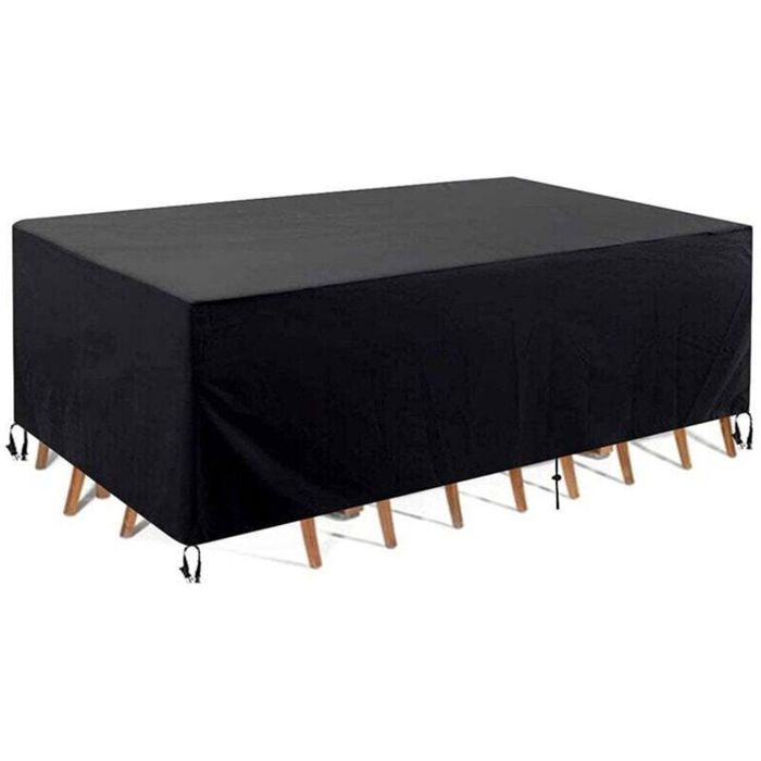 GABRIELLE Housse Salon de Jardin Housse de Table Jardin Rectangulaire Couverture de Protection Meubles Bâche Salon de Jardin Imper