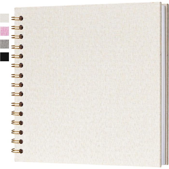 Album Photo de Scrapbooking DIY 18x18 cm,Couverture en Lin Rigide Pages ...