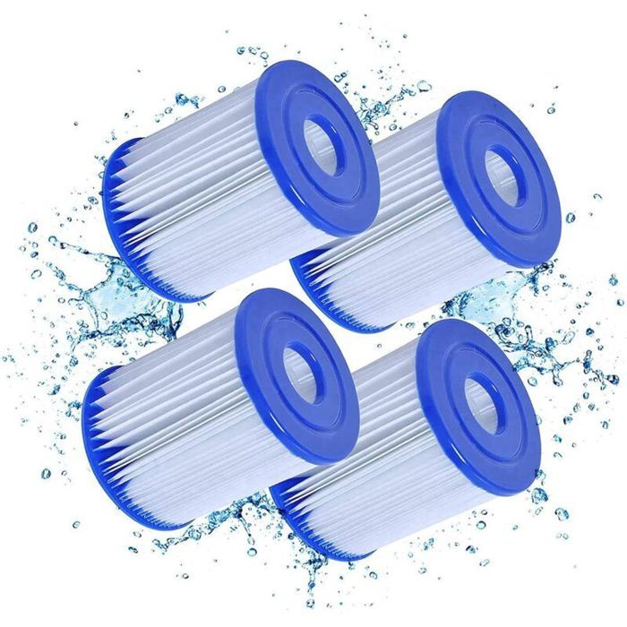 Cartouche filtrante Bestway taille I pour piscines cartouche de rechange Bestway Easy Set pour piscines (4 pièces)