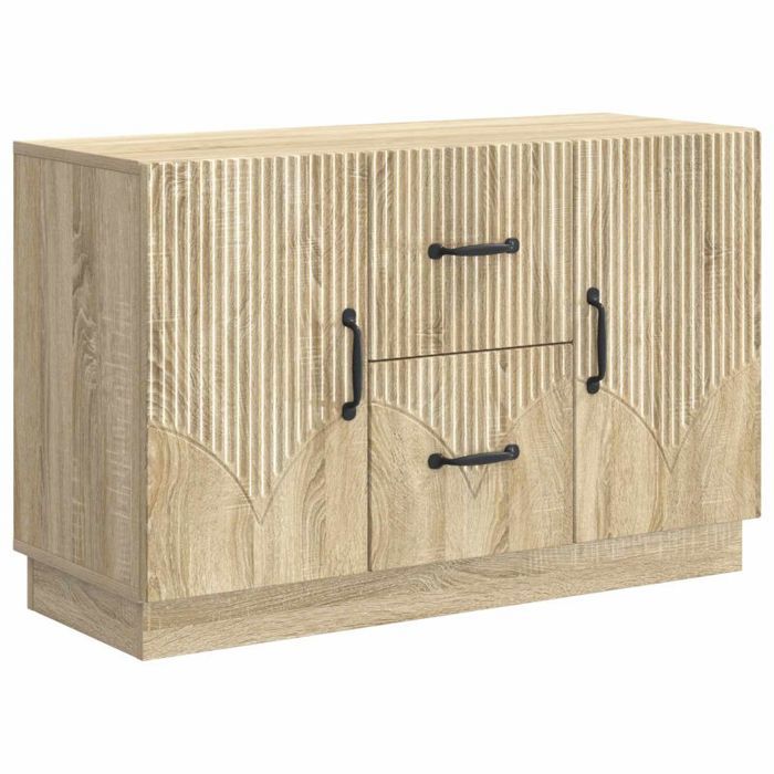 Buffet - bahut - enfilade Vidaxl Buffet Chêne Sonoma 89 x 345 x 57 cm Bois dingénierie