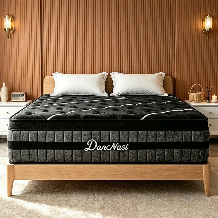 Matelas - YIDATONG 140x190 - Ressorts ensachés - Mousse à mémoire - Ép. 30 cm