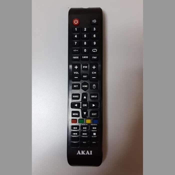 Akai. Télécommande d'origine pour télévision AKAI AK43FSM1440. Neuve. Livré sans piles.