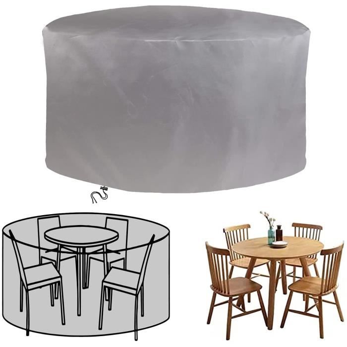 Housse De Protection D'extérieur, Table Rectangulaire Oxford Pour Meubles De Jardin Uv Protection 242 X 162 X 100 Cm 97076073