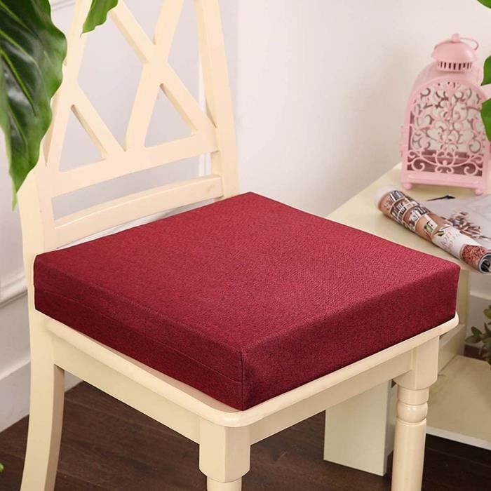 Coussin De Chaise Carré Antidérapant Imperméable - 40x40x10 Cm, Tissu Technique, Pour Maison/jardin