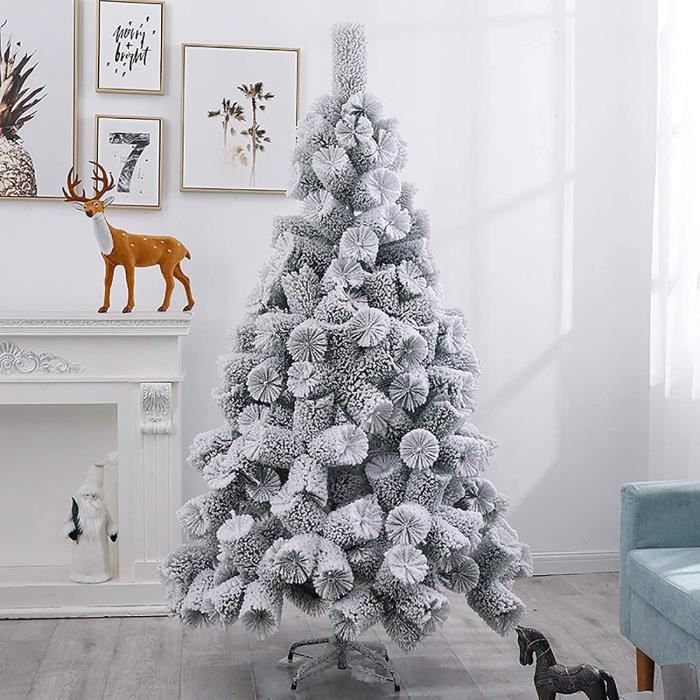 Sapin De Noël Enneigé, Sapin De Noël À Charnière Réaliste, Facile À