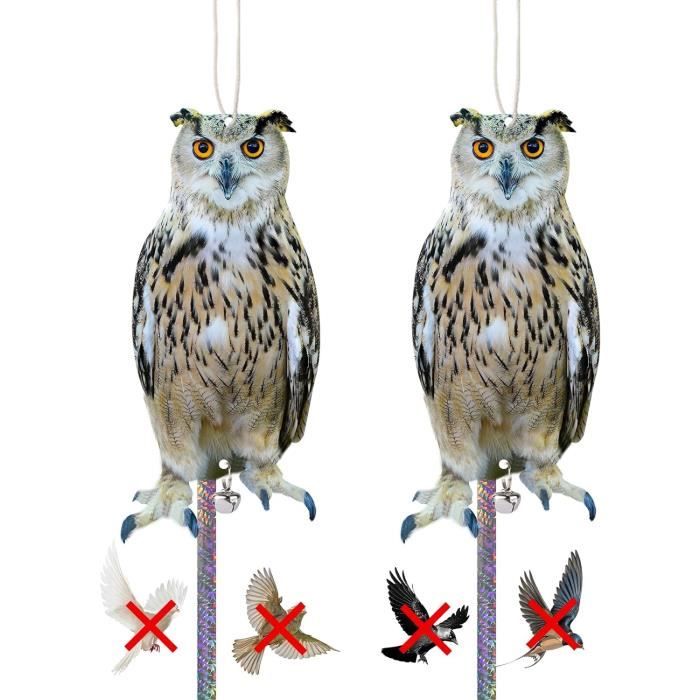 Ruban Effaroucheur Oiseaux 200M(4 Rouleaux) Réfléchissant Anti Pigeon Pour Balcon,Jardin,Ferme